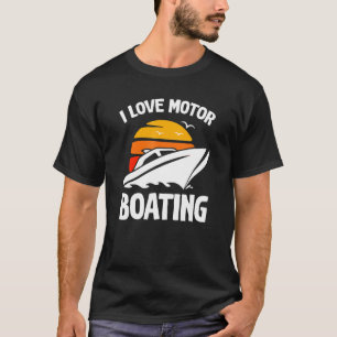 Camiseta Barqueiro Eu Amo Lanchas Barcos