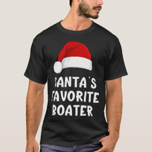 Camiseta Barqueiro Favorito Do Papai Noel De Natal Engraçad