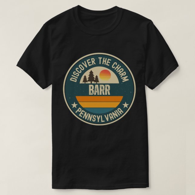 Camiseta Barr, Pensilvânia (Frente do Design)