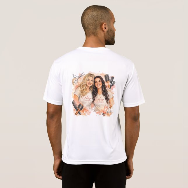 Camiseta Barra de Cores Embryn. Fundadores (Parte Traseira Completa)
