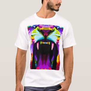 Camiseta Barra de Tigre de Cor