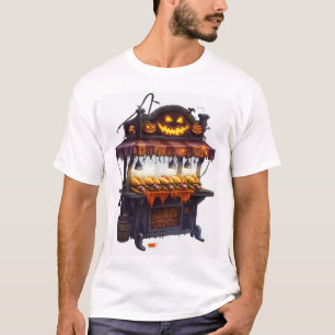 Camiseta Barraca de cachorro-quente assombrada