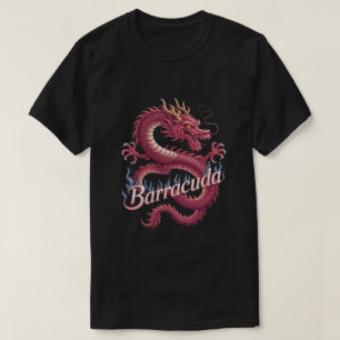 Camiseta "Barracuda" Dragão Rosa Mitológico 