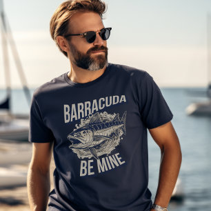Camiseta Barracuda É Minha Pesca De Fundo Engraçada