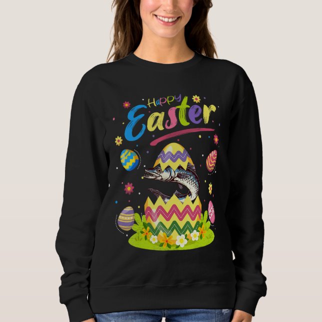 Camiseta Barracuda Fish Easter Ovo Barracuda Felz pascoa (Frente)