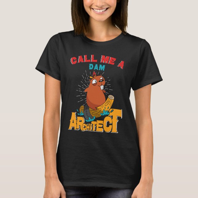 Camiseta Barragem do Arquiteto Beaver (Frente)