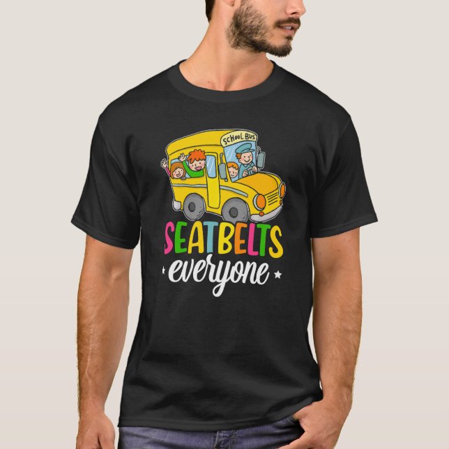 Camiseta Barragens escolares Todos Condutor de Ônibus Escol (Frente)