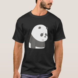 Camiseta Barramento de Panda Bonito Enfrentando Crianças De
