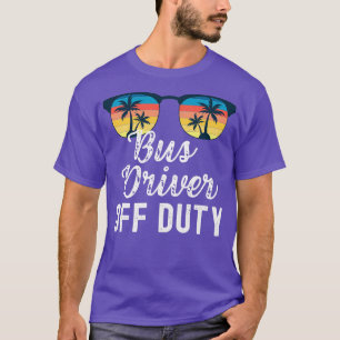 Camiseta Barramento Driver do sistema de sunset engraçado