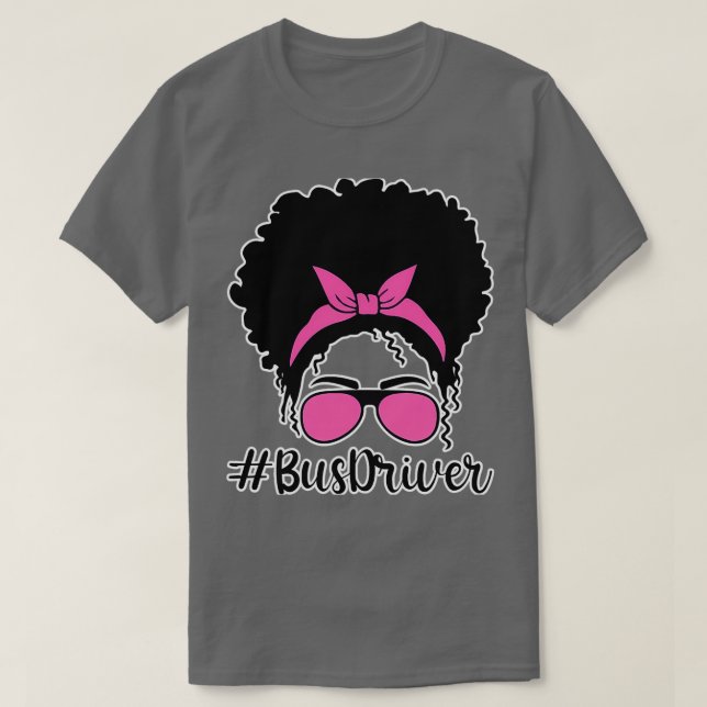 Camiseta Barramento Driver Mensagem Bun Life Hair Glass (Frente do Design)