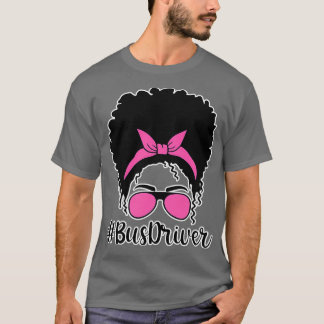 Camiseta Barramento Driver Mensagem Bun Life Hair Glass