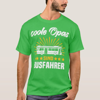 Camiseta Barramento Driver Papa Bus Dirigindo Vovô Barramen