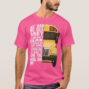 Camiseta Barramento Escolar Amarelo Frio de Presente Curto