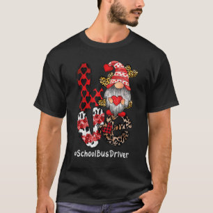 Camiseta Barramento Escolar Dia de os namorados do Gnome