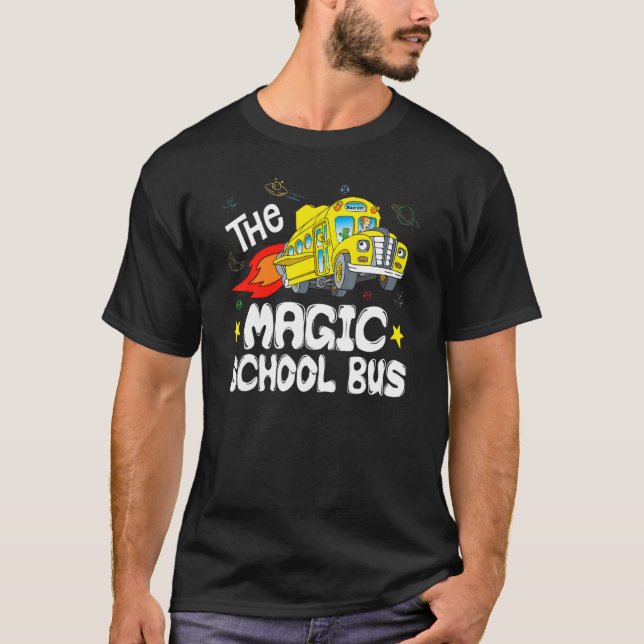 Camiseta Barramento Escolar Magnético: Cintos De Serviço To (Frente)
