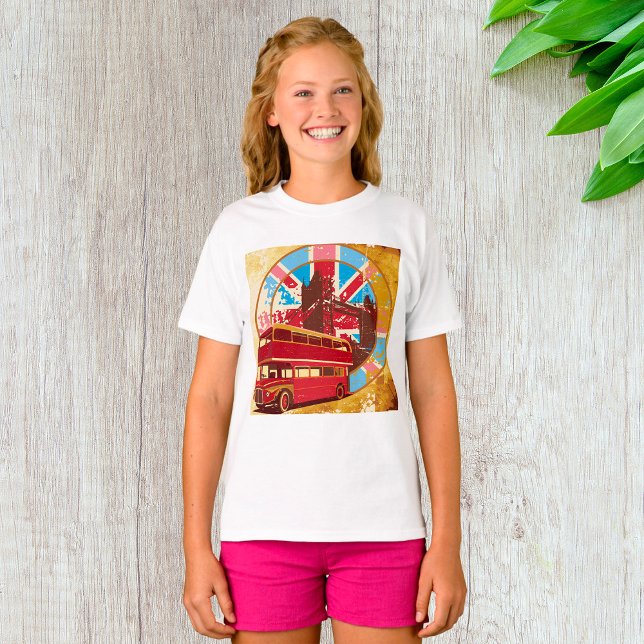 Camiseta Barramento Inglês Duplo Decker (Criador carregado)