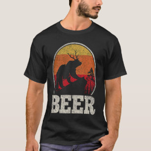 Camiseta Barras-cervo-cervejeiras-Artesanato engraçadas - G