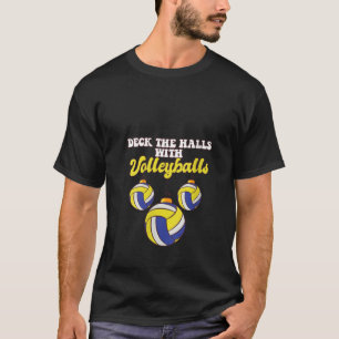 Camiseta Barras de Natal do treinador de vôlei - O H
