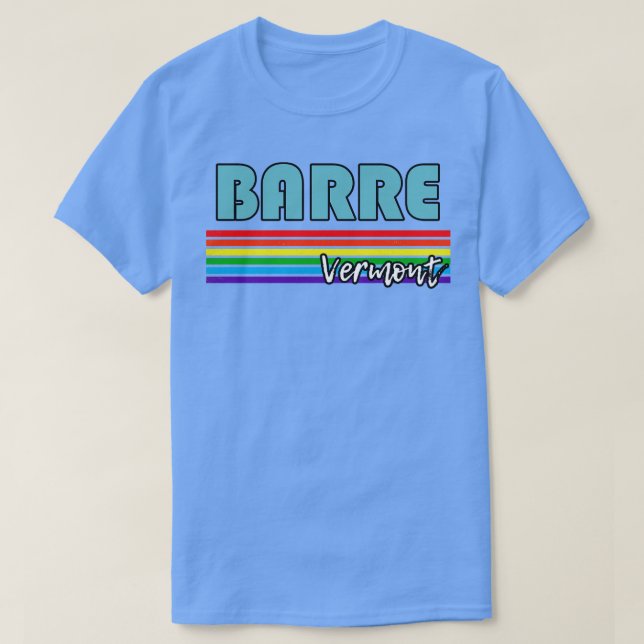 Camiseta Barre Vermont Pride Barre Gift LGBT (Frente do Design)