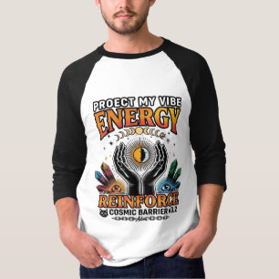 Camiseta Barreira de Energia ADOM Proteja Minha Vibração