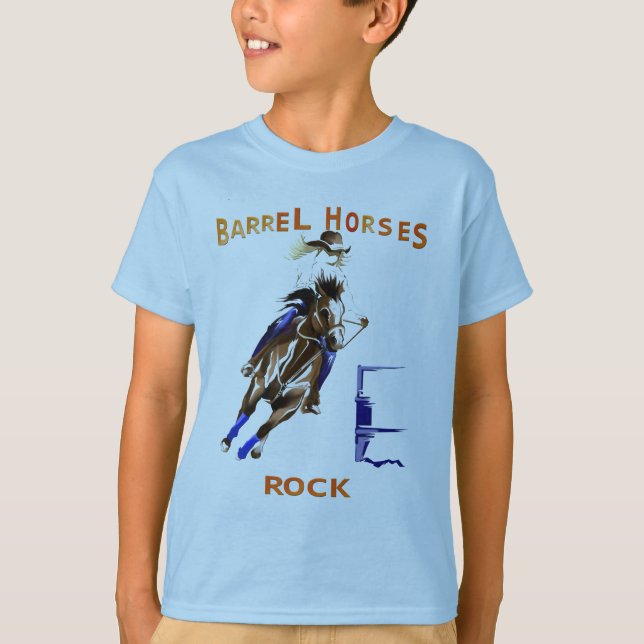 Camiseta Barrel Horses Rock Shirts (Frente)