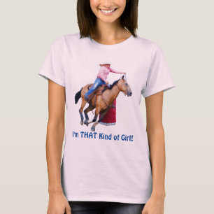 Camiseta Barrel Racer - Eu sou aquele tipo de garota