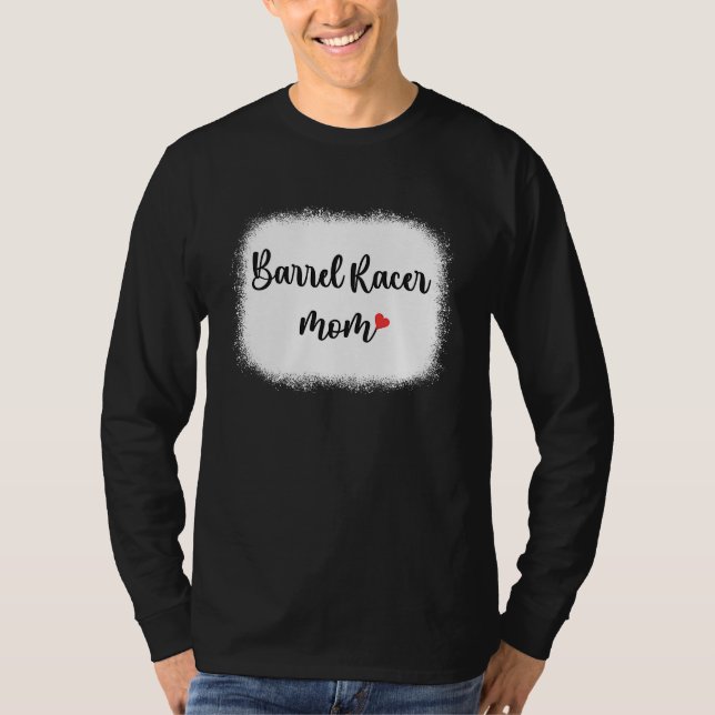 Camiseta Barrel Racer Mom  Horse Racing  For Mom Womens (Frente)