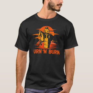 Camiseta Barrel Racer Turn E Burn Western Rodeo