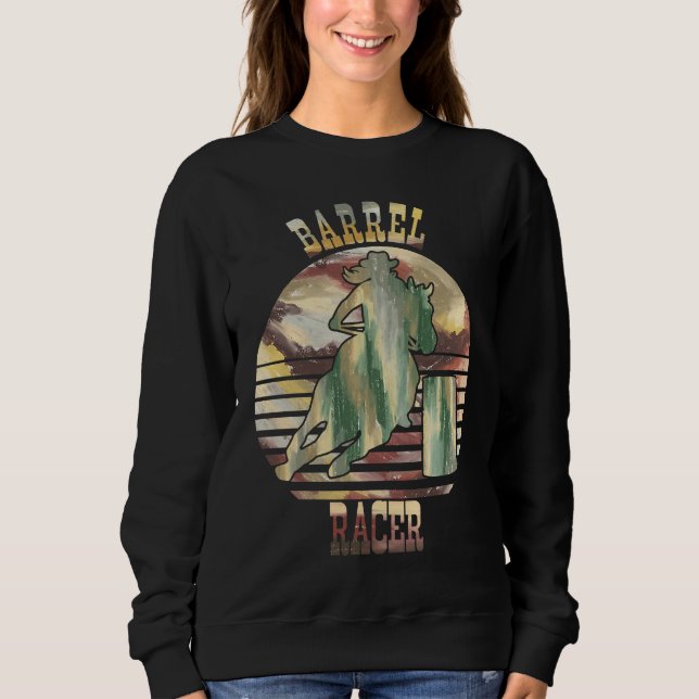 Camiseta Barrel Racing with Earth Tone Colors (Frente)