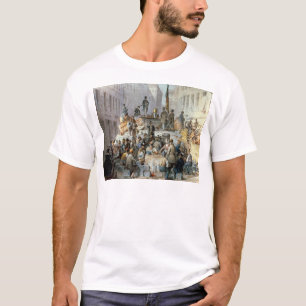 Camiseta Barricadas em Marzstrasse, Viena, 1848