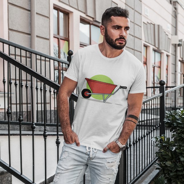 Camiseta Barril de Rodas Vermelhas (Criador carregado)