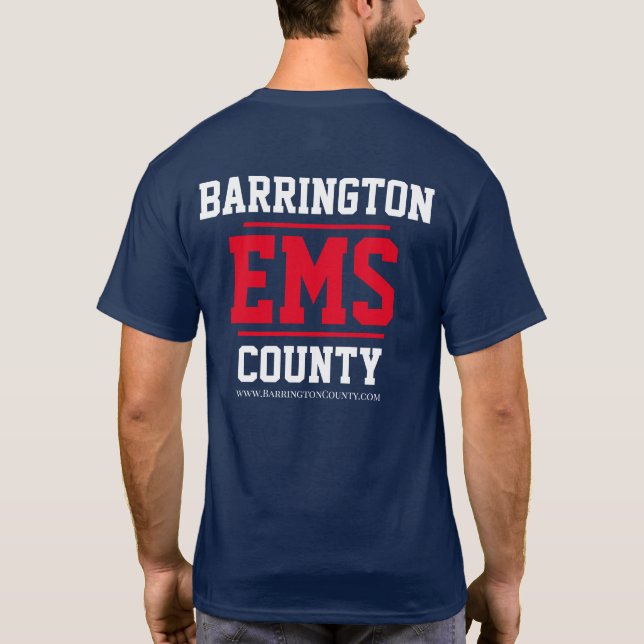 Camiseta Barrington County EMS Classic  (Verso)