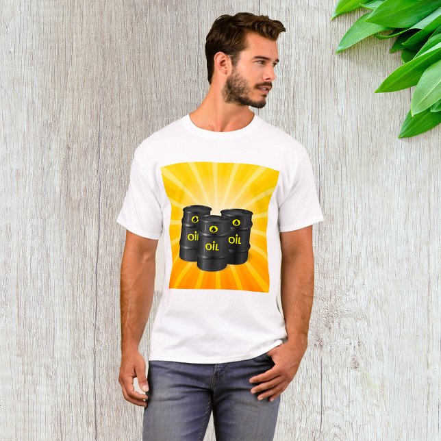 Camiseta Barris de Petróleo (Criador carregado)