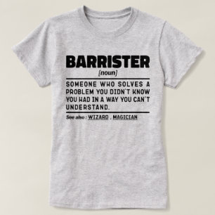 Camiseta Barrister Noun Definition Specialist Student