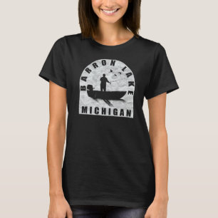 Camiseta Barron Lake Fish Michigan