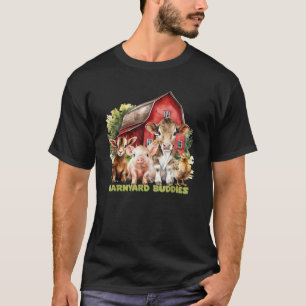 Camiseta Barrona Amigos Gatinhos Gafanhotos Gafanhotos Na F