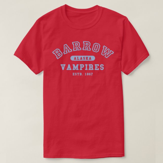 Camiseta Barrow Alaska Vampires (Frente do Design)