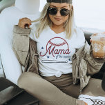 Camiseta BARRY Mama do Aniversário da Rookie Baseball<br><div class="desc">Esta t-shirt apresenta lindas linhas de rendas de baseball,  um taco de baseball e uma fonte divertida,  com as palavras "mama do novato". Esta tenda é perfeita para uma mãe amorosa no esporte celebrando o seu pequeno ano de novato na sua primeira festa de aniversário.</div>