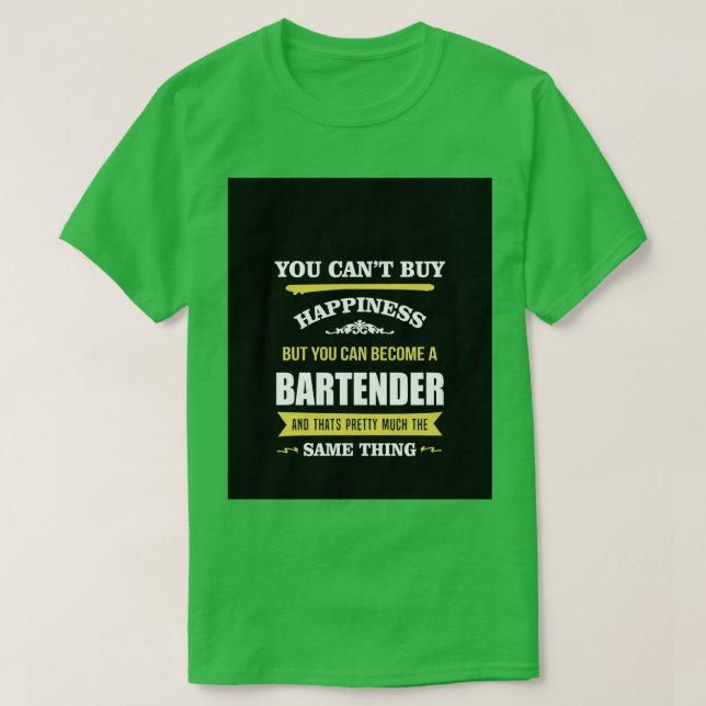 Camiseta BARTENDER Apron (Frente do Design)