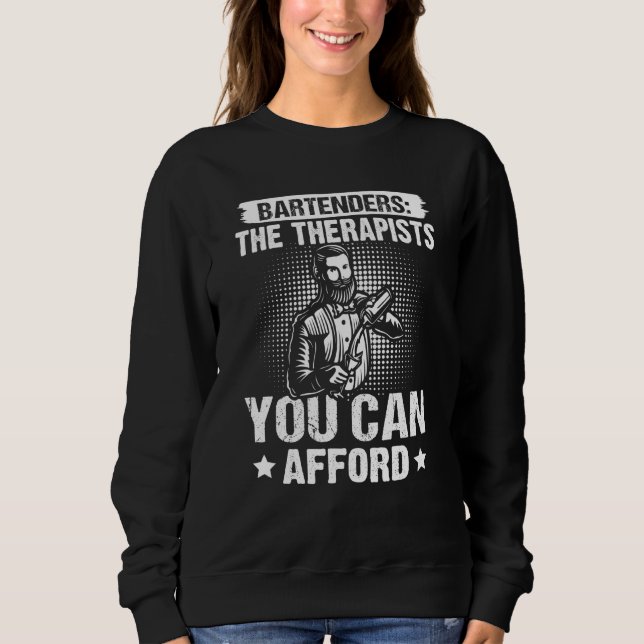 Camiseta Bartender Bartenders The Therapists You Can Afford (Frente)