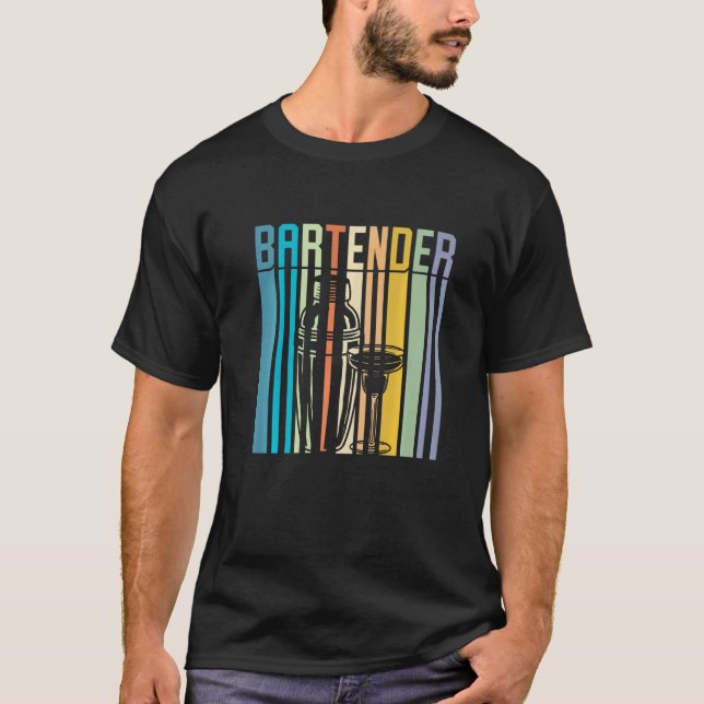 Camiseta Bartender Coctail (Frente)