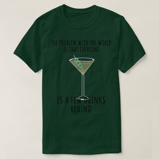 Camiseta Bartender Engraçado Dizendo 13 (Frente do Design)