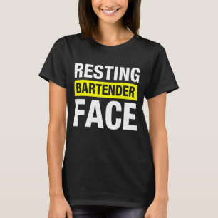 Camiseta Bartender Face do Bartender em Descanso 2