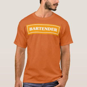 Camiseta Bartender Laranja
