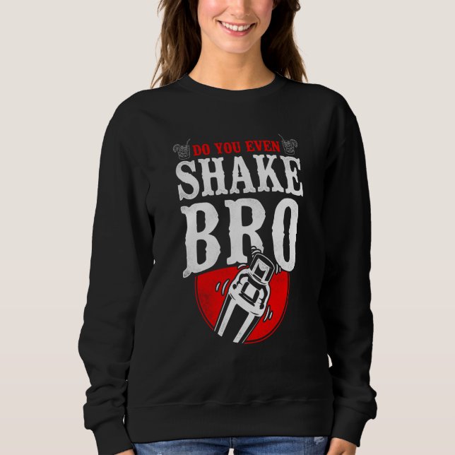 Camiseta Bartender Mixologist Do You Even Shake Bro (Frente)