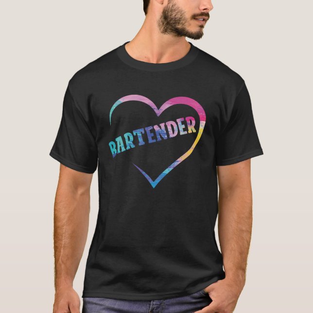 Camiseta Bartender Mixologist Heart Bartender (Frente)