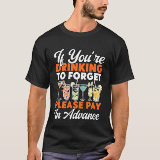 Camiseta Bartender Mixologista Se Você Está Bebendo para Es