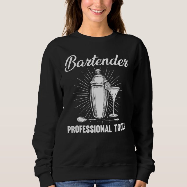 Camiseta Bartender Professional Tools Shaker Cocktail Alcoh (Frente)