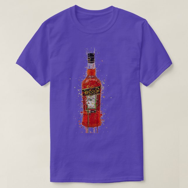 Camiseta Bartender Shirt Splatter Bar Arte Aperol (Frente do Design)