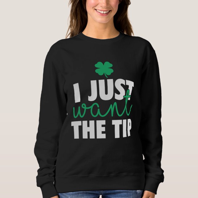 Camiseta Bartender St Patricks Day  Just The Tip For Women (Frente)